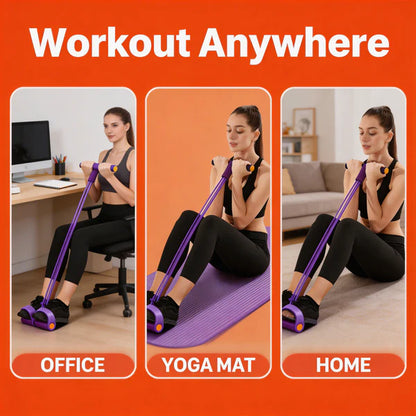 Portable 4-Tube Pull Reducer for Full Body Workout